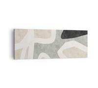 Lienzos decorativos Abstracción Minimalismo Arte Moderno Cuadro Sobre Lienzo Moderno 140x50cm Cuadros Decoracion Salon Dormitorio Cuadros Pared Imágenes Grande XXL Wall Art Prints Decor AB140x50-6028