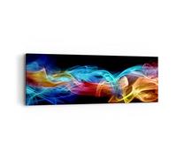 Lienzos decorativos Abstracto aire colorido figura Cuadro Sobre Lienzo Moderno 90x30cm Cuadros Decoracion Salon Dormitorio Cocina Cuadros Pared Imágenes Wall Art Prints Decor Canvas AB90x30-2171