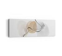 Lienzos decorativos Abstracto Minimalista Acuarela Cuadro Sobre Lienzo Moderno 90x30cm Cuadros Decoracion Salon Dormitorio Cocina Cuadros Pared Imágenes Wall Art Prints Decor Canvas AB90x30-4827