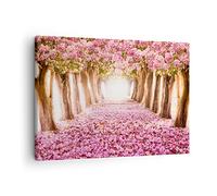 Lienzos decorativos Árbol flores cereza naturaleza Cuadro Sobre Lienzo Moderno 70x50cm Cuadros Decoracion Salon Dormitorio Cocina Cuadros Pared Imágenes Wall Art Prints Decor Canvas AA70x50-2794