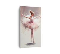 Lienzos decorativos Bailarina Chica Pedazo Cuadro Sobre Lienzo Moderno Vertical 45x80cm Cuadros Decoracion Salon Dormitorio Cocina Cuadros Pared Imágenes Wall Art Prints Decor Canvas PA45x80-6174