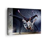 Lienzos decorativos Bailarina moda flip chica Cuadro Sobre Lienzo Moderno 70x50cm Cuadros Decoracion Salon Dormitorio Cocina Cuadros Pared Imágenes Wall Art Prints Decor Canvas AA70x50-2110