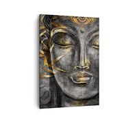 Lienzos decorativos Buda Oro Bodhisattva Cuadro Sobre Lienzo Moderno Vertical 50x70cm Cuadros Decoracion Salon Dormitorio Cocina Cuadros Pared Imágenes Wall Art Prints Decor Canvas PA50x70-4442