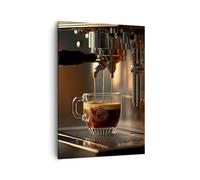 Lienzos decorativos Café Maquina De Cafe Gastronomía Cuadro Sobre Lienzo Moderno Vertical 50x70cm Cuadros Decoracion Salon Dormitorio Cocina Cuadros Pared Imágenes Wall Art Prints Decor PA50x70-5745