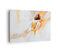 Lienzos decorativos Carácter Amistad y Amor, Cuadro Sobre Lienzo Moderno 70x50cm, Decoración para Salón, Dormitorio y Cocina, Imágenes Wall Art Prints AA70x50-3168
