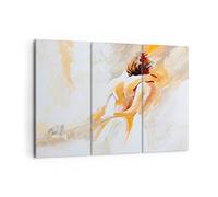 Lienzos decorativos Carácter la amistad el amor el matrimonio Cuadro Sobre Lienzo Moderno 105x70cm Cuadros Decoracion Salon Dormitorio Cuadros Pared Tríptico 3 Piezas Grande Wall Art CE105x70-3168