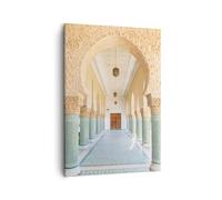 Lienzos decorativos Columnas Mezquita Arquitectura Cuadro Sobre Lienzo Moderno Vertical 50x70cm Cuadros Decoracion Salon Dormitorio Cocina Cuadros Pared Imágenes Wall Art Prints Decor PA50x70-6078