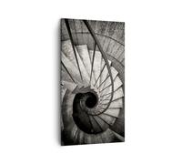 Lienzos decorativos Escaleras Arquitectura Industrial Cuadro Sobre Lienzo Moderno Vertical 45x80cm Cuadros Decoracion Salon Dormitorio Cocina Cuadros Pared Imágenes Wall Art Prints Decor PA45x80-5930
