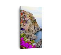 Lienzos decorativos Italia costa roca paisaje Cuadro Sobre Lienzo Moderno Vertical 45x80cm Cuadros Decoracion Salon Dormitorio Cocina Cuadros Pared Imágenes Wall Art Prints Decor Canvas PA45x80-2684