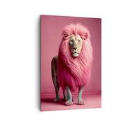 Lienzos decorativos León Vanguardia De Niña Cuadro Sobre Lienzo Moderno Vertical 50x70cm Cuadros Decoracion Salon Dormitorio Cocina Cuadros Pared Imágenes Wall Art Prints Decor Canvas PA50x70-5714