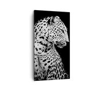 Lienzos decorativos leopardo pantera gato Cuadro Sobre Lienzo Moderno Vertical 45x80cm Cuadros Decoracion Salon Dormitorio Cocina Cuadros Pared Imágenes Wall Art Prints Decor Canvas PA45x80-4919