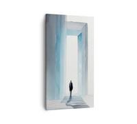 Lienzos decorativos Minimalismo Acuarela Negocio Cuadro Sobre Lienzo Moderno Vertical 45x80cm Cuadros Decoracion Salon Dormitorio Cocina Cuadros Pared Imágenes Wall Art Prints Decor PA45x80-6238
