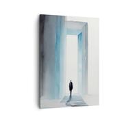 Lienzos decorativos Minimalismo Acuarela Negocio Cuadro Sobre Lienzo Moderno Vertical 50x70cm Cuadros Decoracion Salon Dormitorio Cocina Cuadros Pared Imágenes Wall Art Prints Decor PA50x70-6238
