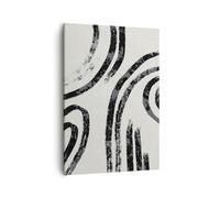 Lienzos decorativos Minimalismo Guiones Bohemia Cuadro Sobre Lienzo Moderno Vertical 50x70cm Cuadros Decoracion Salon Dormitorio Cocina Cuadros Pared Imágenes Wall Art Prints Decor PA50x70-5832