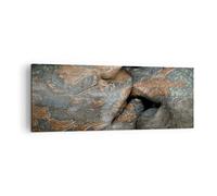 Lienzos decorativos Mujer hombre beso abstracción Cuadro Sobre Lienzo Moderno 140x50cm Cuadros Decoracion Salon Dormitorio Cocina Cuadros Pared Imágenes Grande XXL Wall Art Prints Decor AB140x50-2279