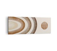 Lienzos decorativos Pieza Geométrico Boho Cuadro Sobre Lienzo Moderno 140x50cm Cuadros Decoracion Salon Dormitorio Cocina Cuadros Pared Imágenes Grande XXL Wall Art Prints Decor Canvas AB140x50-4841