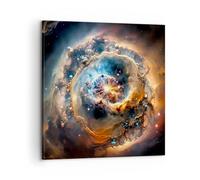 Lienzos decorativos Universo Cosmos Galaxia Cuadro Sobre Lienzo Moderno 60x60cm Cuadros Decoracion Salon Dormitorio Cocina Cuadros Pared Imágenes Grande Wall Art Prints Decor Canvas AC60x60-5808