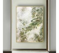 Lienzos impresos con flores y árboles, pintura al óleo abstracta para decoración de paredes, ideales para salas de estar y hogares (60 x 85 cm).
