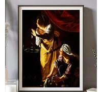 Lienzos impresos, póster vintage de Artemisia Gentileschi, pintura al óleo, estilo renacentista, decoración para oficina y hogar (50x75 cm).