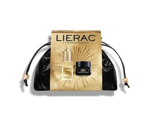 Lierac Coffret Navidad Antiedad Premium Sérum 30 ml + Contorno de Ojos 20ml | Idea regalo Navidad Antiedad - Sérum Absoluto 30 ml + Contorno Ojos 20 ml de regalo + Neceser de regalo - Skincare