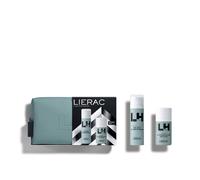 LIERAC LH FLUIDO ANTIEDAD GLOBAL SET - Fluido Antiarrugas Reafirmante e Hidratante - Estuche con 3 pz (50 ml + Desodorante + Neceser)