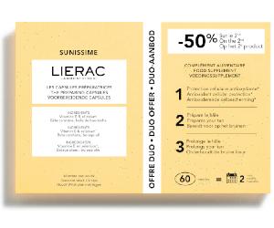 Lierac Sunissime Cápsulas Preparadoras Bronceado 2x30 uds