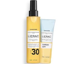 Lierac - Sunissime - Set Dúo Aceite Solar Sedoso SPF30 150ml + Gel Refrescante Aftersun 75ml Regalo - Tratamiento Rostro y Cuerpo - Protege, hidrata y sublima la piel - Textura ligera