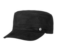 Lierys Cubano Gorra Militar de Cuero Unisex Todo el ano