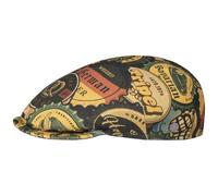 Lierys Gorra Bavarian Hombre - Made in Italy Gorro Ivy con Visera, Forro Primavera/Verano Primavera Verano - 58 cm Multicolor