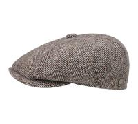 Lierys Gorra Gatsby Espiga Hombre - Made in Italy de Invierno Lana con Visera, Forro Verano/Invierno - M (56-57 cm) Beige Oscuro