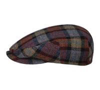 Lierys Gorra Kent Madero Wool Check Hombre - Made in The EU de Lana Gorro Ivy con Visera, Forro Invierno otoño/Invierno - M (56-57 cm) Multicolor