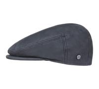 Lierys Gorra Plana de Cuero con Forro Hombre Made in Italia Otoño Invierno