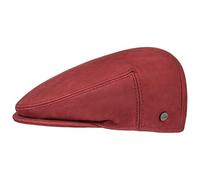 Lierys Gorra Plana de Cuero con Forro Hombre Made in Italia Otoño Invierno