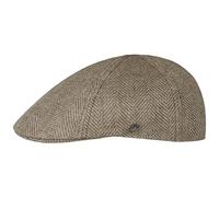 Lierys Gorra Topsham Duck Hombre - Made in The EU de Lino Gorro Ivy con Visera, Forro Verano Verano/Invierno - S (54-55 cm) Beige