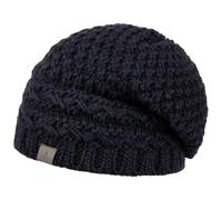 Lierys Gorro Largo Pinea Gorro de Punto Lana de Alpaca Lana Virgen Fabricado en Alemania Mujer Hombre Otoño Invierno