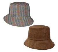 Lierys Sombrero Reversible Two Styles Bucket Mujer - Made in Italy de Cuadros Pescador Invierno otoño/Invierno - Talla única Verde