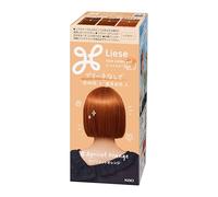 Liese Color Gel Hair Dye, color naranja albaricoque, color naranja japonés, fórmula de gel de alta pigmentación sin blanquear con paquete de tratamiento, Kao Japón