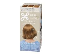 Liese Color Gel Hair Dye - Milky Beige | Japonés Creamy Beige Hair Color | Fórmula de gel de alta pigmentación sin blanquear con paquete de tratamiento | Kao Japón