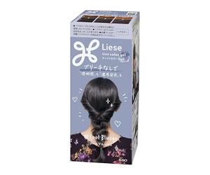 Liese Crema de color gel para el cabello - Cool Bluege | Japonés Blue Ash Hair Color | Sombra vibrante de larga duración con acabado brillante y suave | Kao Japón