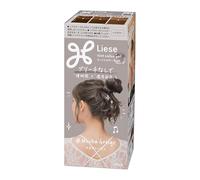Liese Crema de color gel para el cabello - Mocha Greige | Japonés Beige Brown Hair Color | Sombra vibrante de larga duración con acabado brillante y suave | Kao Japón
