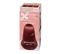 Liese Tinte de gel de color cremoso, color rojo cereza, color rojo japonés, sombra vibrante de larga duración con acabado brillante y suave | Kao Japón