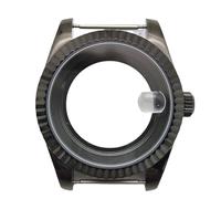 LIEWEI Boutique Shop UK 39mm Watch Case for NH35 Movement, Stainless Steel with Sapphire Crystal(Noir)