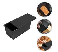 LIEWEI Boutique Shop UK Molde de acero al carbono, sartenes, caja para tostadas, práctica lata antiadherente para pasteles, moldes para Pan para hornear, molde para Pan para pan tostado de trigo