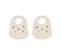 Liewood Babero de silicona Tilda 2-pack Peach-Sea shell mix