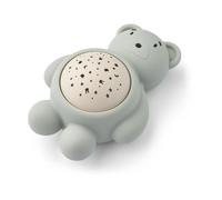 Liewood Lámpara nocturna Manuel oso con proyector y sonido Azul paloma