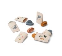 Liewood Malik moldes mini para polos impresos. 12 piezas Sea creature-sandy
