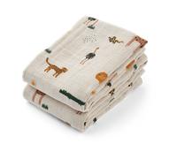 Liewood Muselina Lewis 2-pack 65x65 cm Safari sandy mix
