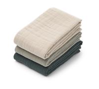 Liewood Muselina Lewis 3 piezas 65x65 cm Dove blue mix
