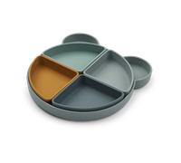 Liewood Plato infantil Arne + 4 cuencos Mr bear blue fog multi mix