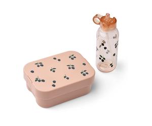 Liewood Set de lonchera impresa Chelsey 2 piezas Berry-Pale Toscana